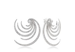 Эксклюзивные золотые серьги с бриллиантами