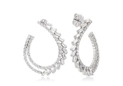 Эксклюзивные золотые серьги с бриллиантами