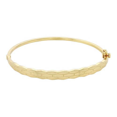 Жесткий браслет из золота