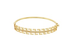 Жесткий Браслет из золота