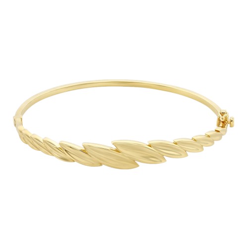 Жесткий браслет из золота