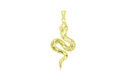 Подвеска змея из золота 585
