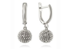 Серьги золотые с шариками