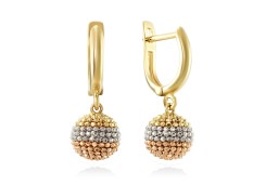 Серьги золотые 585 пробы