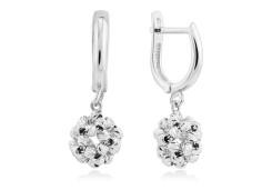 Золотые серьги с шариками