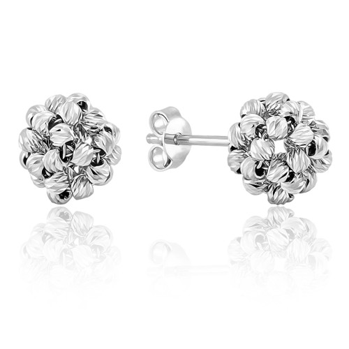 Золотые серьги пусеты 