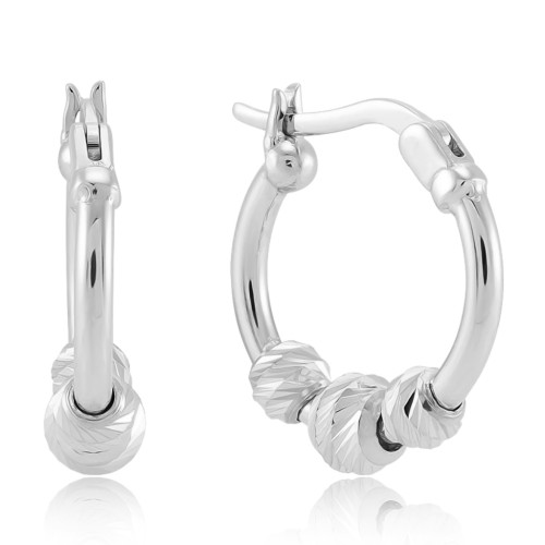 Золотые серьги кольца