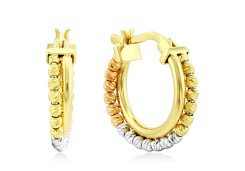 Золотые серьги конго