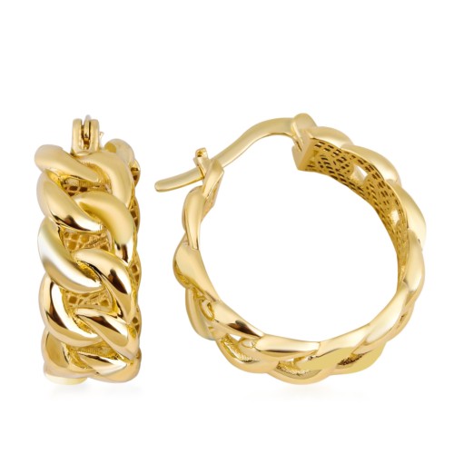 Серьги золотые конго