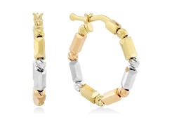 Серьги кольца из золота