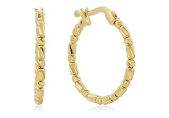 Серьги кольца из золота 585