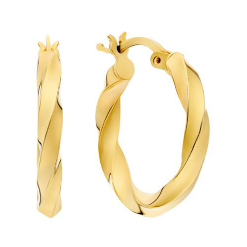 Серьги конго из золота 585