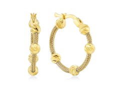 Золотые серьги конго