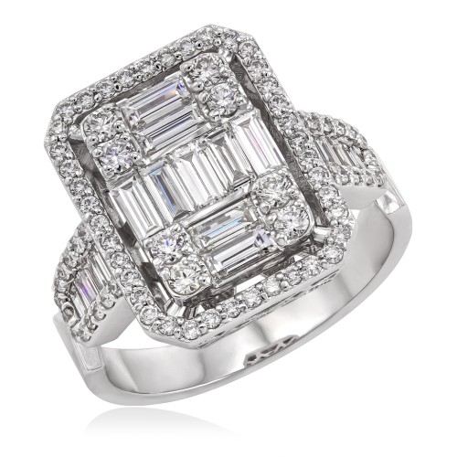 Золотое кольцо с бриллиантами