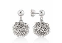 Итальянские серьги пусеты из золота 585