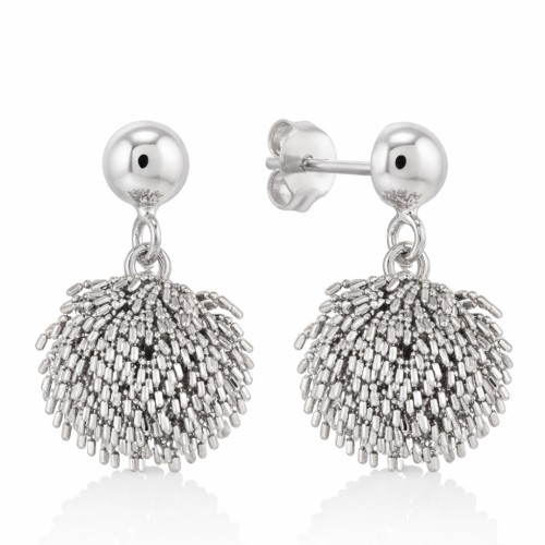 Итальянские серьги пусеты из золота 585