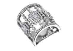 Золотое кольцо с бриллиантами