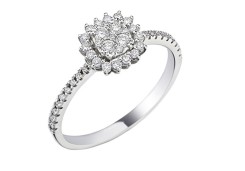 Эксклюзивное золотое кольцо с бриллиантами