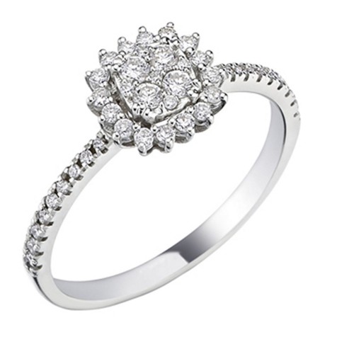 Эксклюзивное золотое кольцо с бриллиантами