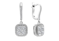 Серьги золотые с бриллиантами