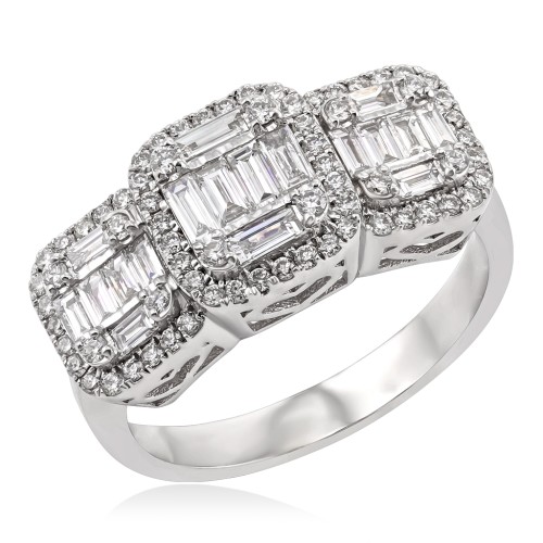 Эксклюзивное золотое кольцо с бриллиантами