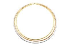 Тройное колье из золота 585 пробы