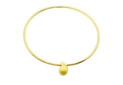 Колье капля из золота 585 пробы