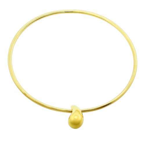 Колье капля из золота 585 пробы