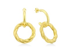 Серьги Итальянские 585 пробы