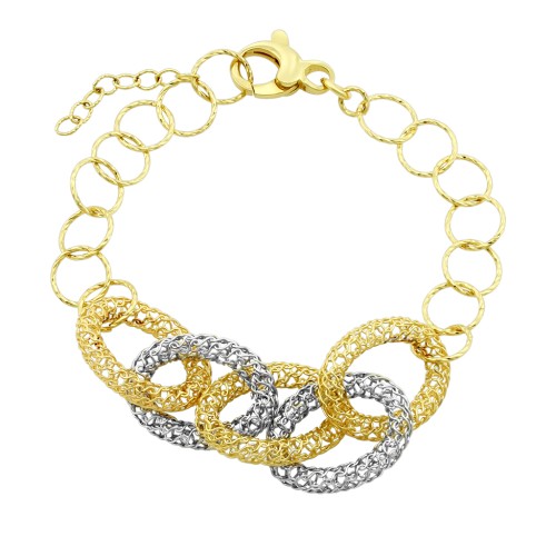 Золотой Итальянский браслет