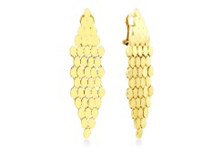 Итальянские золотые серьги