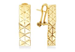 Серьги золотые