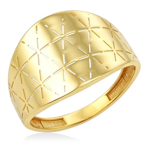 Кольцо из желтого золота