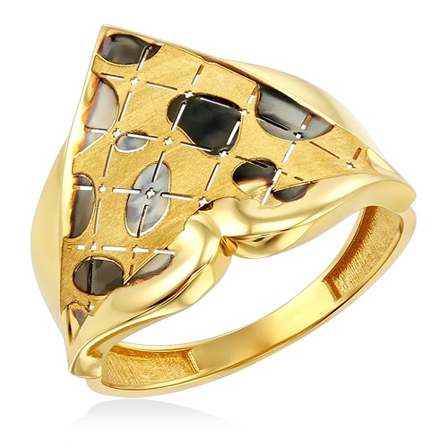 Кольцо из желтого золота