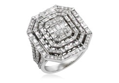 Золотое кольцо с бриллиантами