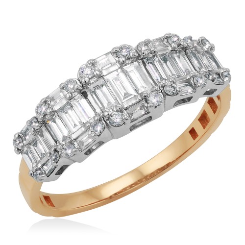 Кольцо золотое с бриллиантами