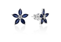 Серьги золотые с бриллиантами