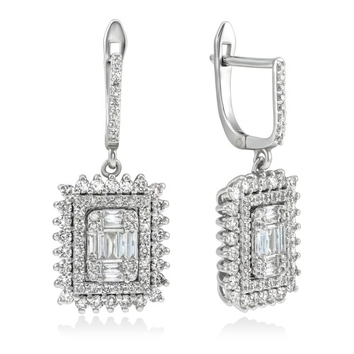 Серьги из золота с бриллиантами