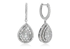 Серьги из золота с бриллиантами