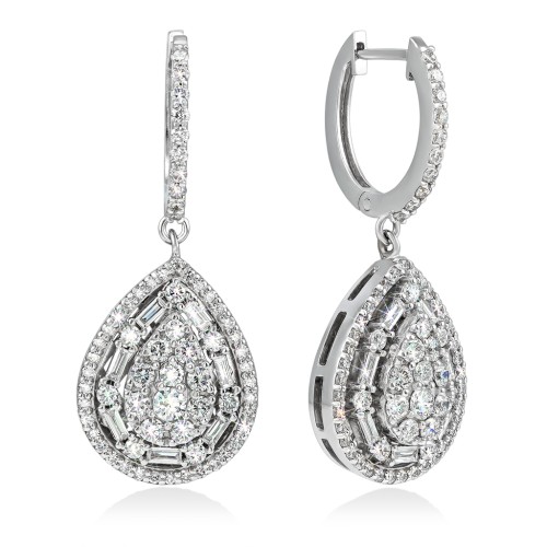 Серьги из золота с бриллиантами