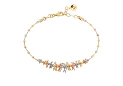 Браслет из комбинированного золота