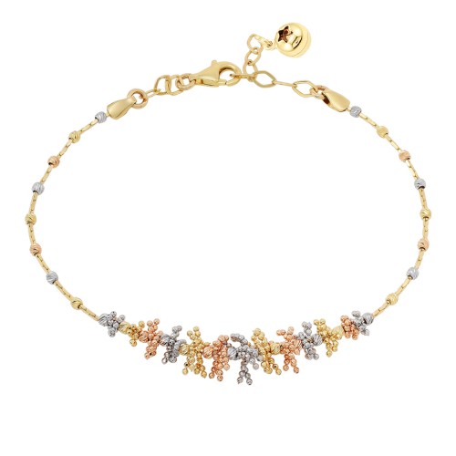 Браслет из комбинированного золота