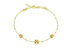 Браслет из желтого золота без вставки