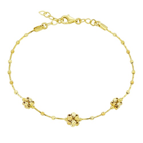 Браслет из желтого золота без вставки