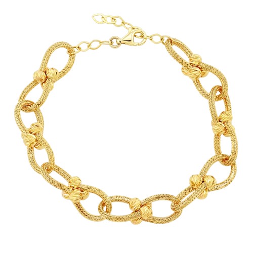 Браслет из желтого золота