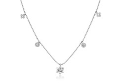 Золотое колье с бриллиантами