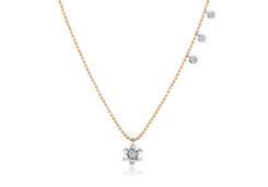 Золотое колье с бриллиантами