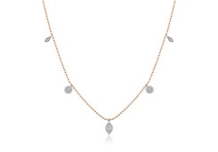 Золотое колье с бриллиантами