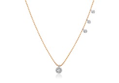 Золотое колье с бриллиантами