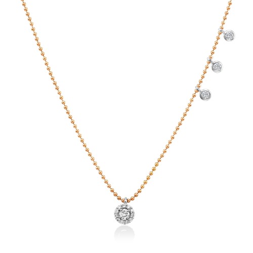 Золотое колье с бриллиантами